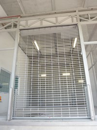 Cửa cuốn khớp thoáng thanh inox tròn (AUSTGRIIL 2)
