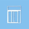 Cửa sổ mở trượt 2 cánh : 2 < DT <= 2,5 m2